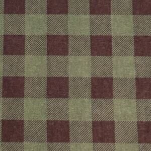 Dark Green Buffalo Check Plaid Super Snuggle Flannel Fabric - 1 Yard - Christmas